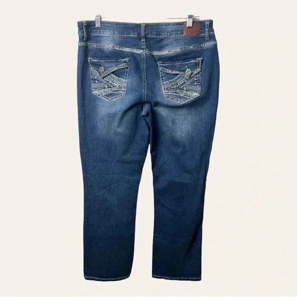 0497W. MAURICES MEDIUM‎ WASH DENIM JEANS SIZE 15/16 NON DISTRESSED - Picture 6 of 10